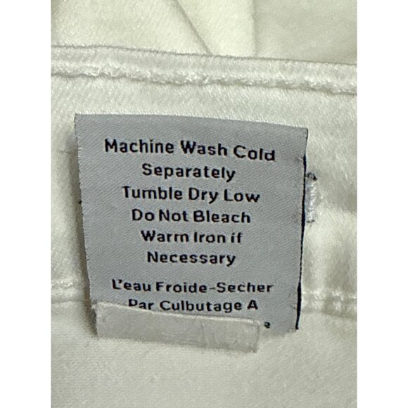 James Jeans Women's Leggings Faux Front Pockets Twiggy White Size 24 NEW Spots - Picture 11 of 12